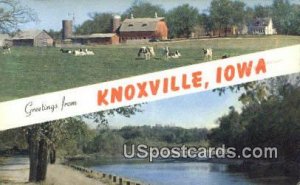 Greetings from - Knoxville, Iowa IA