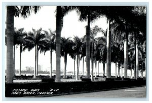 c1930's Embassy Club Palm Beach View Florida FL Vintage RPPC Postcard