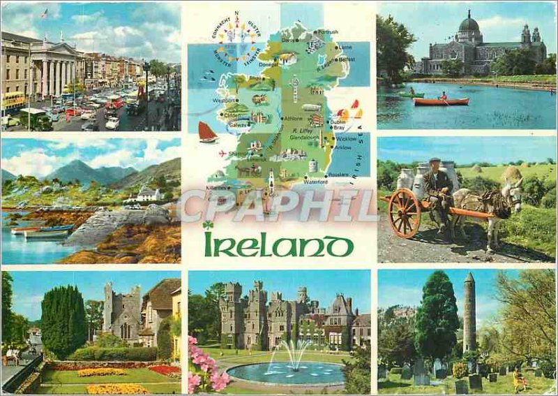 Postcard Modern Ireland is The Most westerly country in Europe
