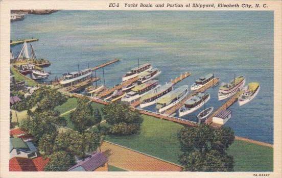 Yacht Basin and Portion Of Shipyard Elizabeth City North Carolina