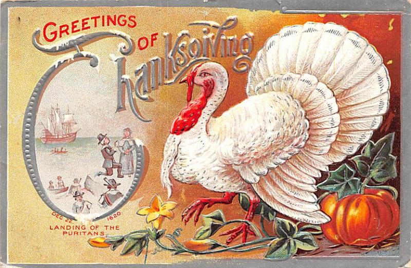 Thanksgiving Postcard Old Vintage Antique Post Card