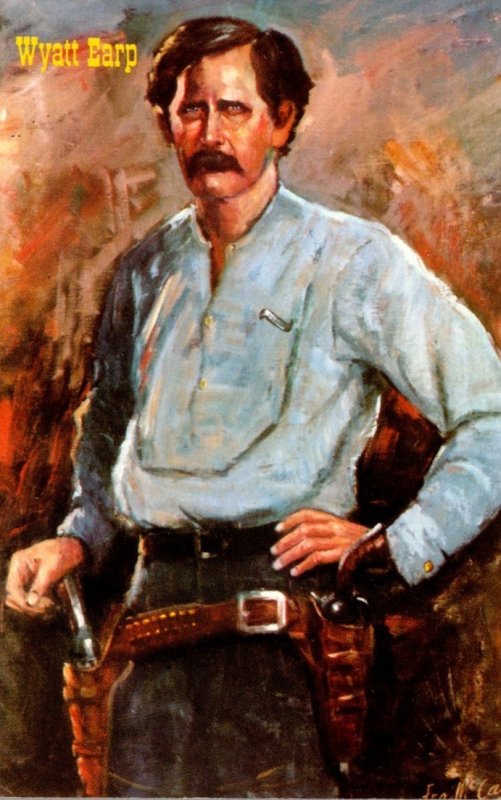 Gunfighters Of The Old West Wyatt Earp Painting By Lea McCarthy