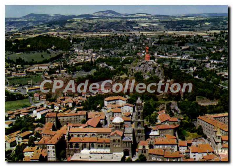 Modern Postcard Le Puy Holy City City Art