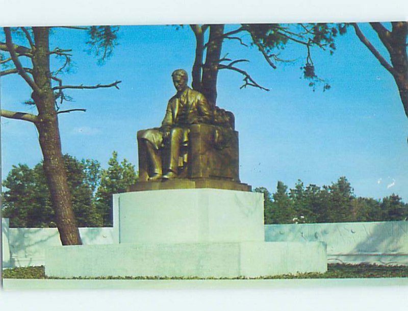 Pre-1980 MONUMENT SCENE Akron Ohio OH AE7128