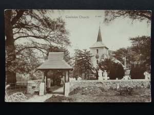 Surrey COULSDON St. John's Church c1905 RP Postcard by Valentine