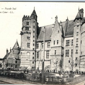 c1920s Bourges, France Palais Jacques Coeur Medieval Castle Turrets Towers A355