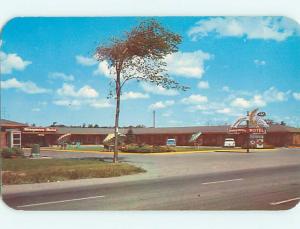 Unused 1950's OLD CARS & HONEYMOON MOTEL Niagara Falls New York NY s5827