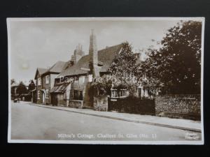 Buckinghamshire CHALFONT ST. GILES Miltons Cottage - Old RP Postcard by Hawkes 1