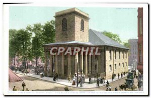 Postcard Boston Mass Old King & # 39s chapel