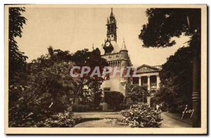 Old Postcard Toulouse Le Donjon Du Capitole And The Square