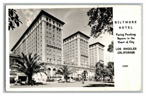 Postcard CA Biltmore Hotel Los Angeles California Vtg. Standard View RPPC Card