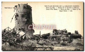 Postcard Ancient Ruins Of The Great War Berry au Bac Moscow Candy Ruins Russi...
