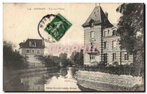 Old Postcard Bourges View the Yevre