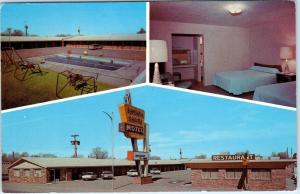 TUCUMCARI, NM New Mexico ROUTE 66 Roadside SAHARA SANDS MOTEL 1970   Postcard