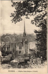 CPA Fougeres Eglise St Sulpice (1236546)