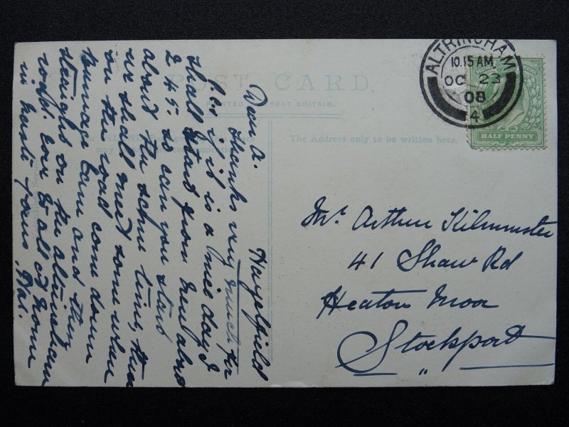 Yorkshire Upper Calder Valley HEBDEN BRIDGE Stoodley Pike c1908 Postcard