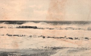 Vintage Postcard 1907 Scenic Wind & Sea Greetings From Ocean City New Jersey NJ