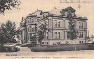 Greeley Colorado State Normal School Vintage Postcard AA43525