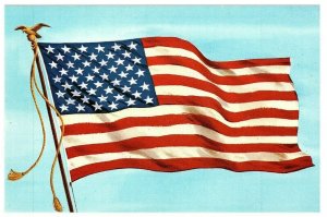 The United States 50 Star Flag 1959 Hawaii Unposted Postcard