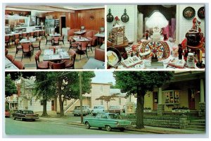 c1960 Akron Restaurant Village Square Gift Shop Akron Pennsylvania PA Postcard