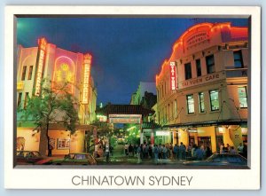 New South Wales Australia Postcard Chinatown Cafe Hotel Restaurant Sydney 1996