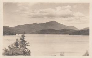 RPPC Lake Placid View of Whiteface Mountain - Adirondacks, New York