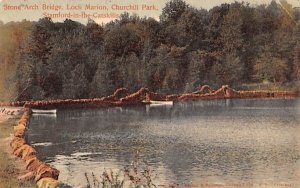 Stone Arch Bridge, Loch Marion in Stamford, New York