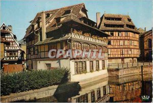 Old Postcard Alsace Picturesque The Tanners House (1651) in Strasbourg