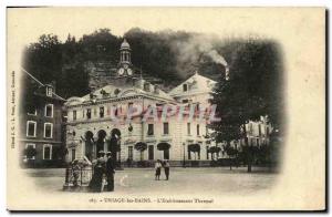 Old Postcard Uriage Les Bains L Etablissement Thermal