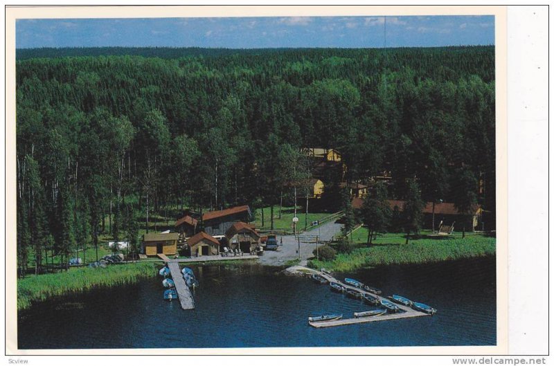 Canada North Lodge, Boat Dock, Ear Falls, Ontario, Canada, 50-70s