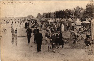 CPA Nord MALO-les-BAINS La Plage tentes (983961)