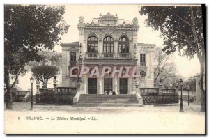 Postcard Old Town Theater Orange