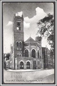 New York, Syracuse First M.E. Church - [NY-228]