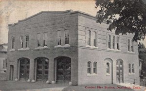 Danielson Connecticut Central Fire Station Vintage Postcard AA48799