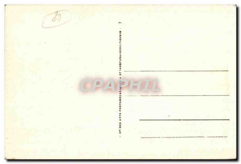 Old Postcard Douarnenez Rice A Cave Beach