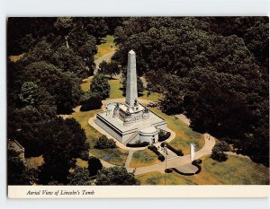 M-111574 Aerial View Lincoln's Tomb Oak Ridge Cemetery Springfield Illinois