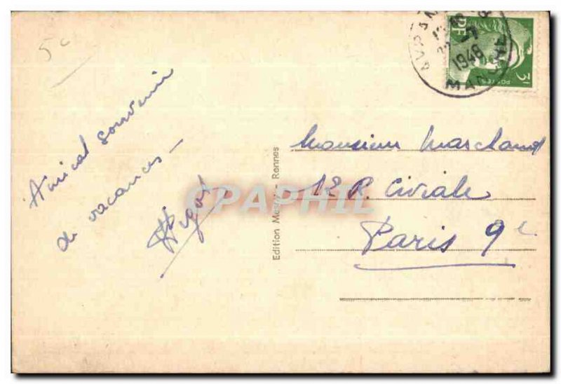 Old Postcard Avranches Carmel