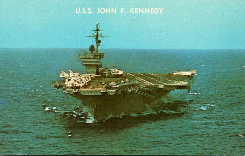 Aircraft Carrier U S S John F Kennedy