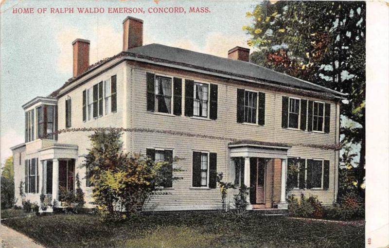 massachusetts Concord,   Home of Ralph Waldo Emerson