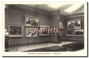 Postcard Old Oeffentliche Kunstsammlung Basel Bocklinsaal