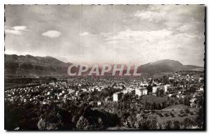 Modern Postcard Picturesque Savoy Aix les Bains General view and Lake Bourget