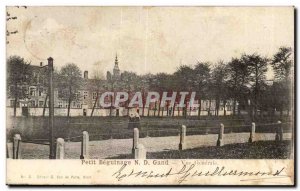 Belgie Belgium Old Postcard Small beguinage Ghent ND