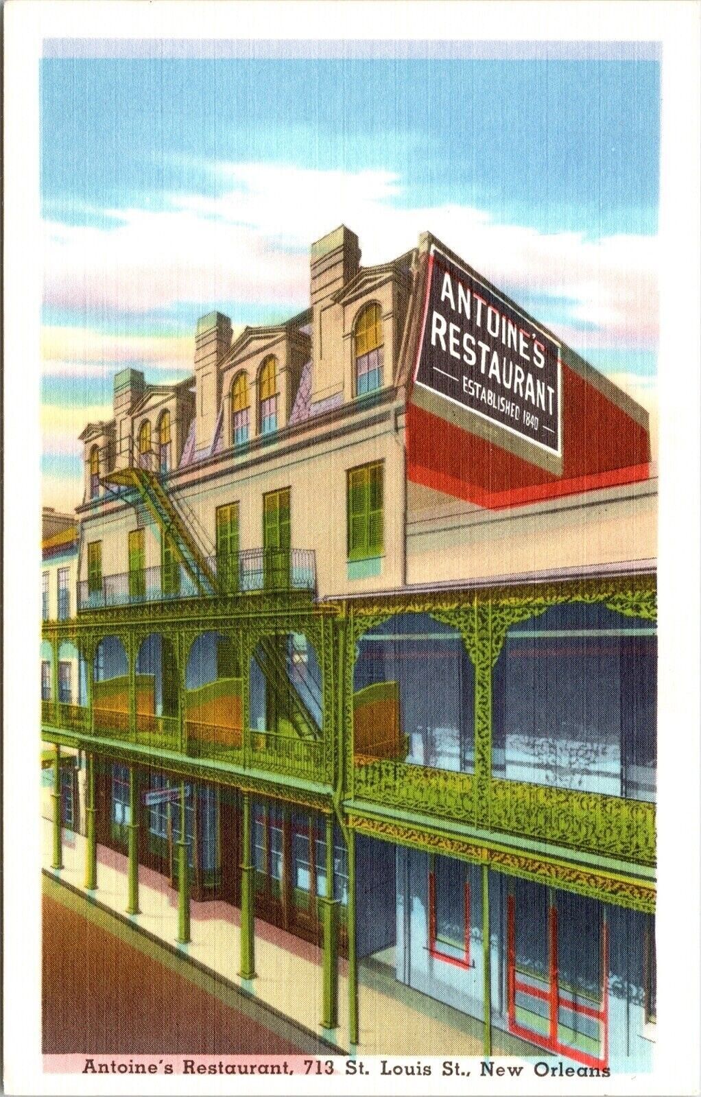 View Oldest French Restaurant Antoine's St Louis Street New Orleans