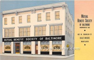Mutual Benefit Society of Baltimore in Baltimore, Maryland