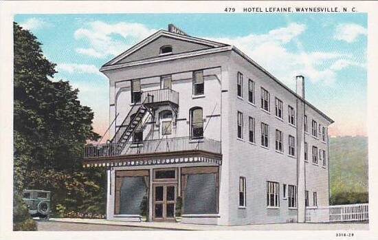 North Carolina Waynesville Hotel Lefaine