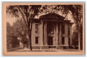 1927 Court House Exterior Building Pulaski New York NY Vintage Antique Postcard