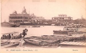 Canal Docks Port Said Egypt, Egypte, Africa Unused 