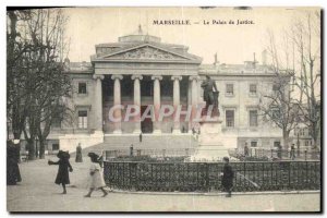 Old Postcard Marseille The Palace Of Justice