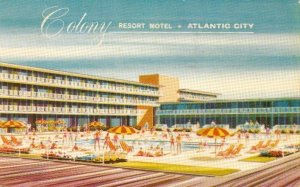 Postcard Colony Resort Motel Atlantic City NJ