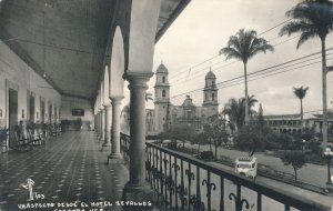 RPPC View from Hotel Zevallos - Cordoba, Veracruz, Mexico